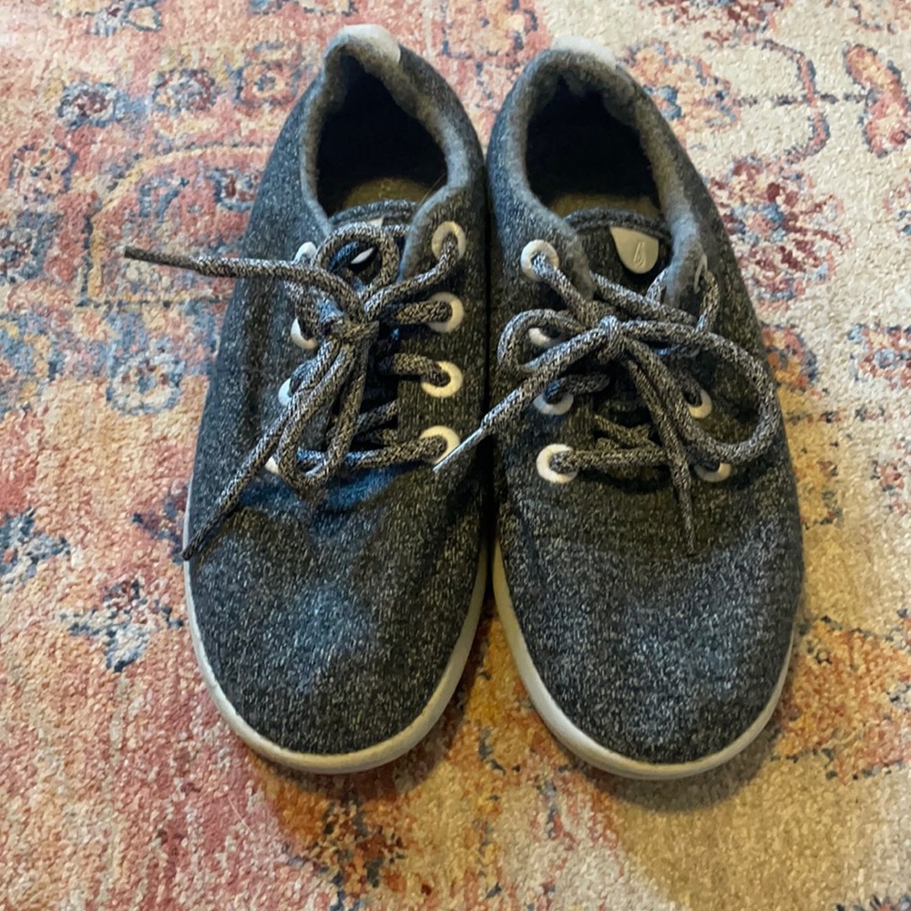 allbirds Women's Dark Gray Wool Runners Sneakers